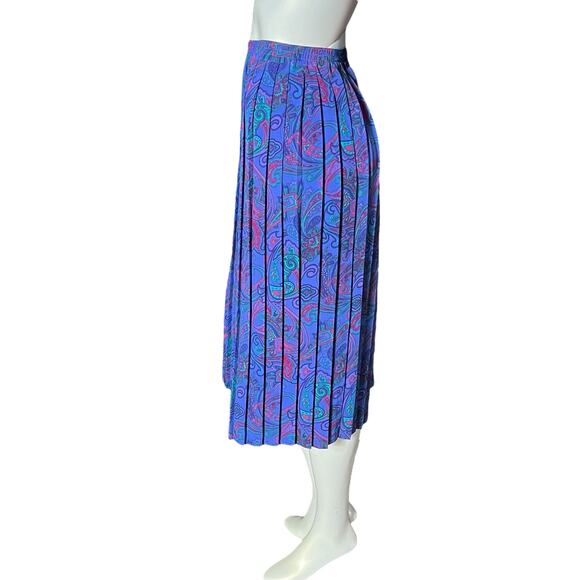 Alfred Dunner Purple Pleated Skirt, Size 16 – Preowned, Good Condition - Picture 3 of 9